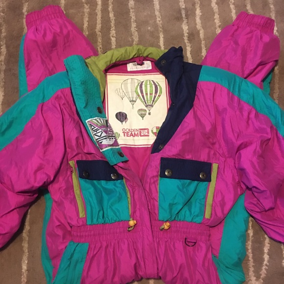 Vintage golden team ACTIV snow suit!